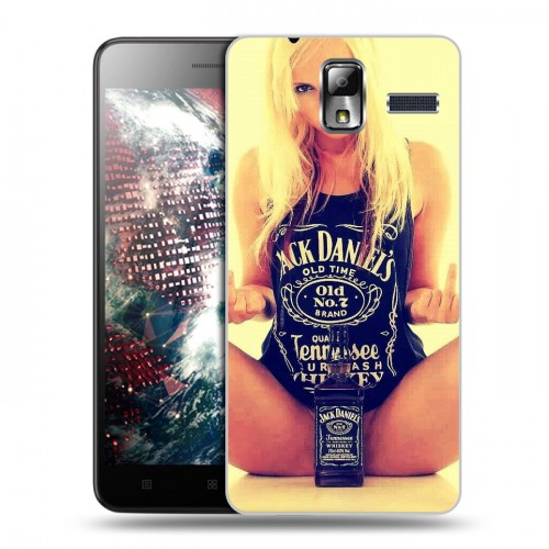 Дизайнерский силиконовый чехол для Lenovo S580 Ideaphone Jack Daniels