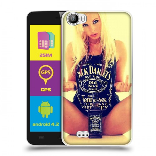 Дизайнерский пластиковый чехол для Explay Rio Jack Daniels