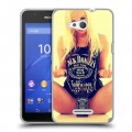 Дизайнерский пластиковый чехол для Sony Xperia E4g Jack Daniels