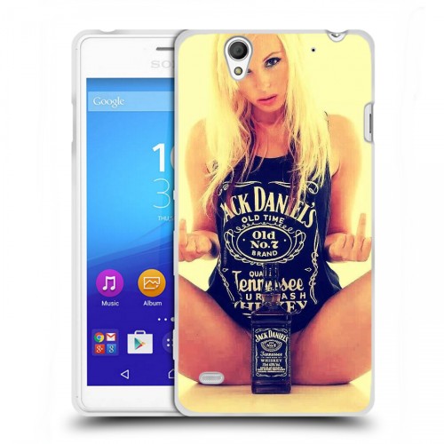 Дизайнерский пластиковый чехол для Sony Xperia C4 Jack Daniels