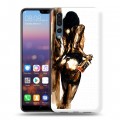 Дизайнерский силиконовый с усиленными углами чехол для Huawei P20 Pro Jack Daniels