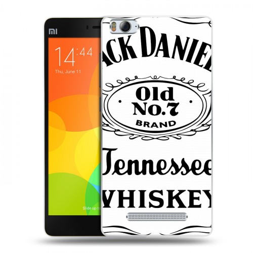 Дизайнерский пластиковый чехол для Xiaomi Mi4i Jack Daniels