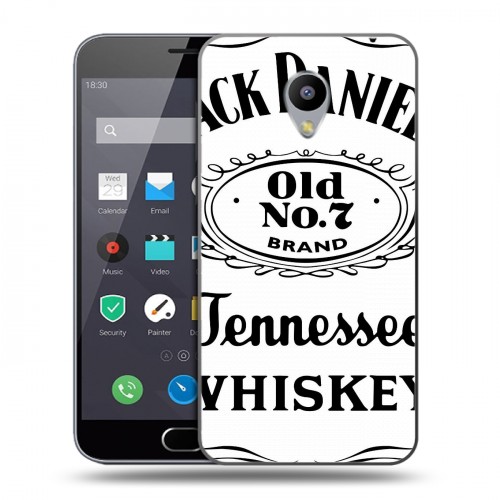 Дизайнерский пластиковый чехол для Meizu M2 Note Jack Daniels