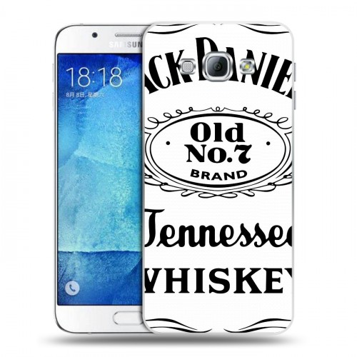 Дизайнерский пластиковый чехол для Samsung Galaxy A8 Jack Daniels