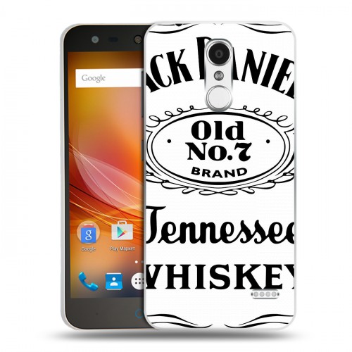 Дизайнерский пластиковый чехол для ZTE Blade X5 Jack Daniels