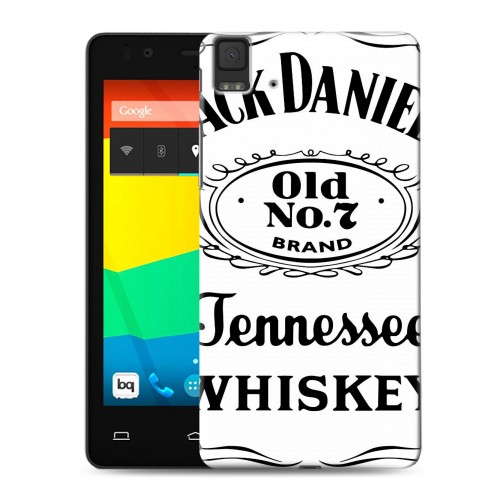 Дизайнерский силиконовый чехол для BQ Aquaris E4.5 Jack Daniels