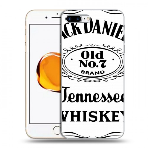 Дизайнерский пластиковый чехол для Iphone 7 Plus / 8 Plus Jack Daniels