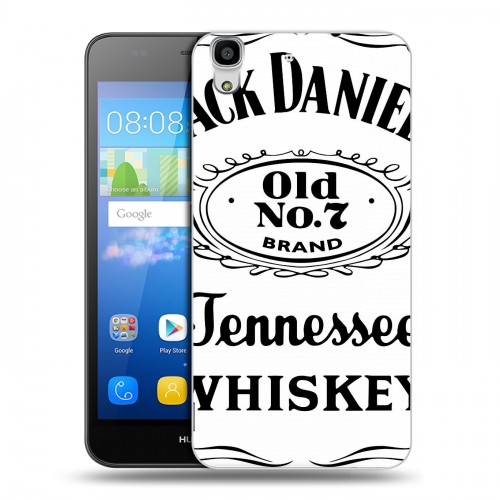 Дизайнерский пластиковый чехол для Huawei Y6 Jack Daniels