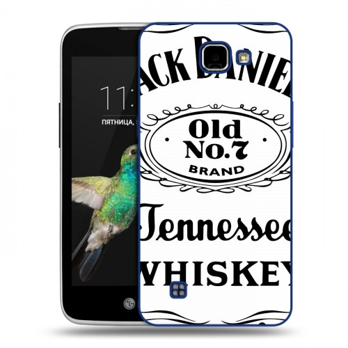 Дизайнерский пластиковый чехол для LG K4 Jack Daniels