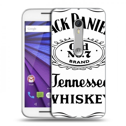 Дизайнерский пластиковый чехол для Lenovo Moto G Jack Daniels