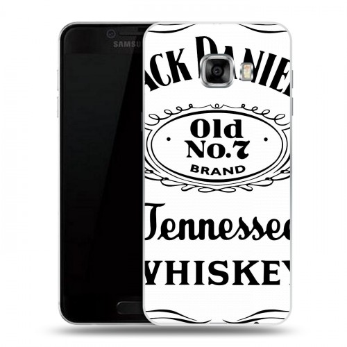 Дизайнерский пластиковый чехол для Samsung Galaxy C5 Jack Daniels