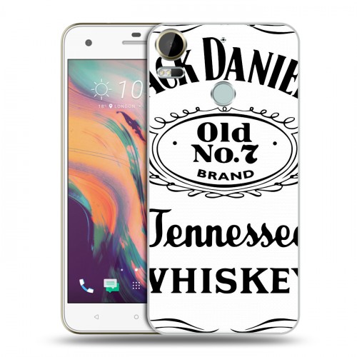 Дизайнерский пластиковый чехол для HTC Desire 10 Pro Jack Daniels