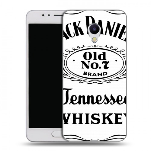 Дизайнерский силиконовый чехол для Meizu M5s Jack Daniels