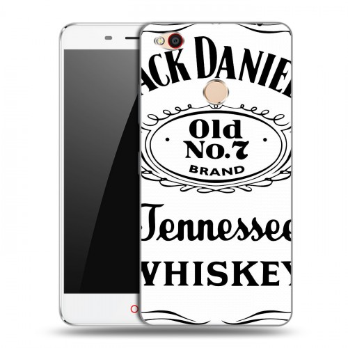 Дизайнерский пластиковый чехол для ZTE Nubia N1 Jack Daniels