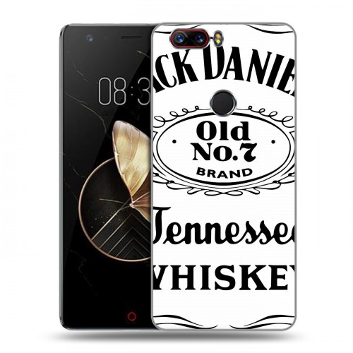 Дизайнерский пластиковый чехол для ZTE Nubia Z17 Jack Daniels