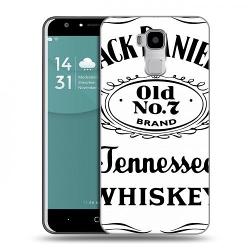 Дизайнерский пластиковый чехол для Doogee Y6 Jack Daniels