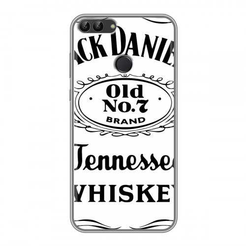 Дизайнерский силиконовый чехол для Huawei P Smart Jack Daniels