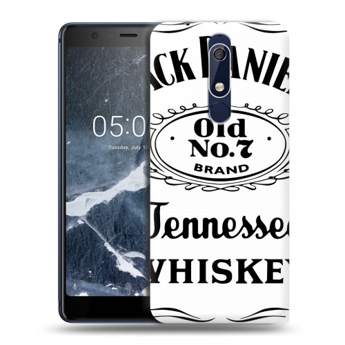 Дизайнерский пластиковый чехол для Nokia 5.1 Jack Daniels