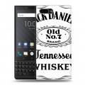 Дизайнерский пластиковый чехол для BlackBerry KEY2 Jack Daniels