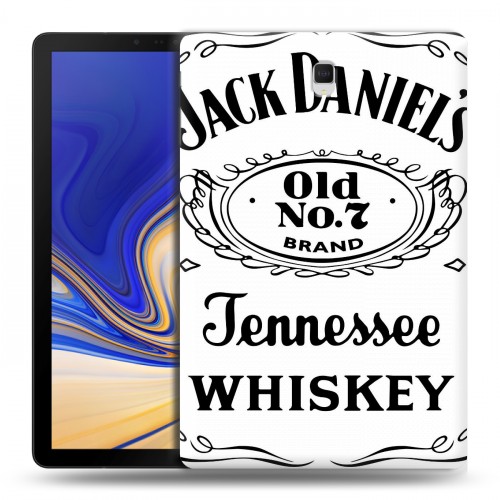 Дизайнерский силиконовый чехол для Samsung Galaxy Tab S4 Jack Daniels