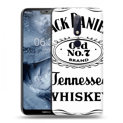 Дизайнерский пластиковый чехол для Nokia 6.1 Plus Jack Daniels