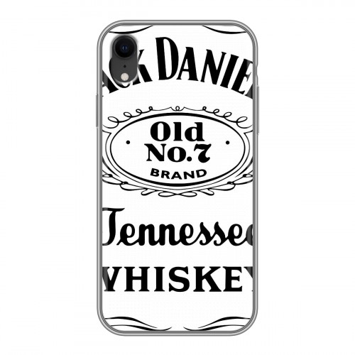 Дизайнерский силиконовый чехол для Iphone Xr Jack Daniels