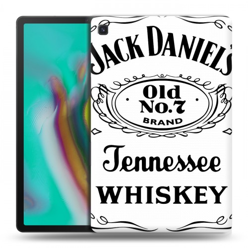 Дизайнерский силиконовый чехол для Samsung Galaxy Tab S5e Jack Daniels