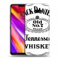 Дизайнерский пластиковый чехол для LG G8 ThinQ Jack Daniels