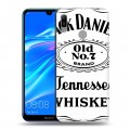 Дизайнерский пластиковый чехол для Huawei Y6 (2019) Jack Daniels