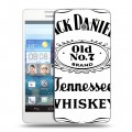 Дизайнерский пластиковый чехол для Huawei Ascend D2 Jack Daniels