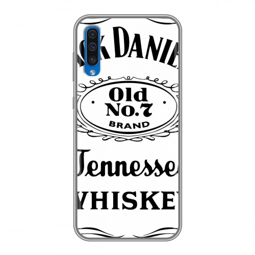 Дизайнерский силиконовый чехол для Samsung Galaxy A50 Jack Daniels