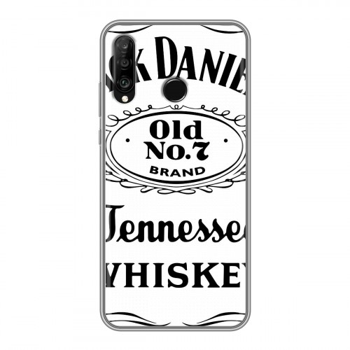 Дизайнерский силиконовый чехол для Huawei P30 Lite Jack Daniels