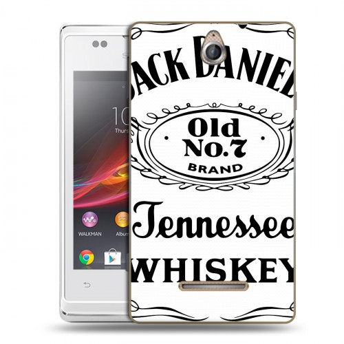 Дизайнерский пластиковый чехол для Sony Xperia E Jack Daniels