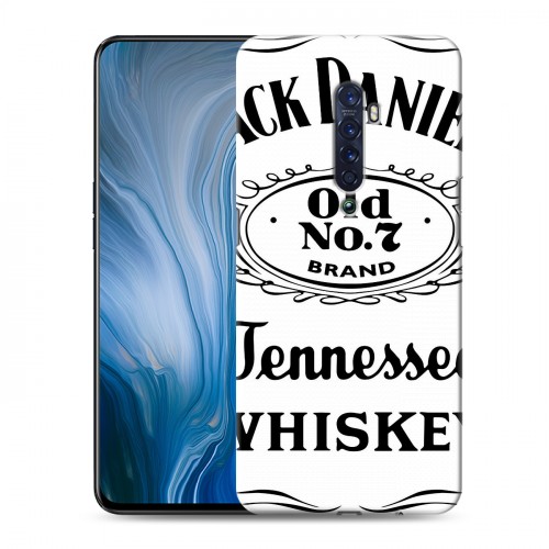 Дизайнерский пластиковый чехол для OPPO Reno2 Z Jack Daniels