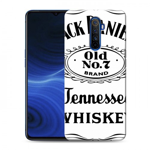 Дизайнерский силиконовый с усиленными углами чехол для Realme X2 Pro Jack Daniels