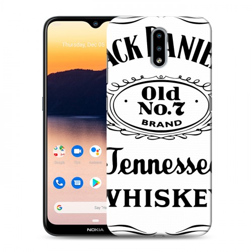 Дизайнерский пластиковый чехол для Nokia 2.3 Jack Daniels