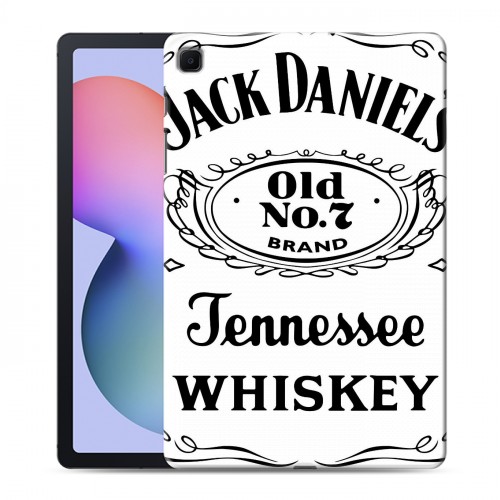 Дизайнерский силиконовый чехол для Samsung Galaxy Tab S6 Lite Jack Daniels