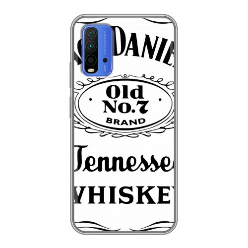 Дизайнерский силиконовый чехол для Xiaomi RedMi 9T Jack Daniels