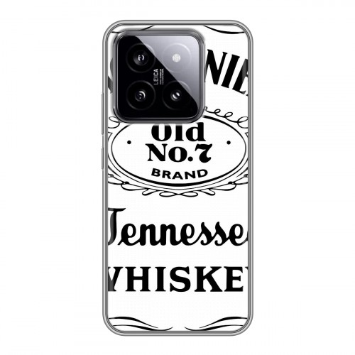 Дизайнерский силиконовый чехол для Xiaomi 14 Jack Daniels