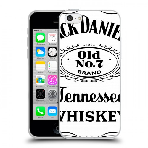 Дизайнерский пластиковый чехол для Iphone 5c Jack Daniels