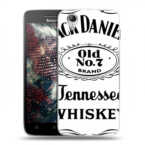 Дизайнерский пластиковый чехол для Lenovo Vibe X Jack Daniels