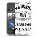 Дизайнерский пластиковый чехол для HTC Desire 300 Jack Daniels