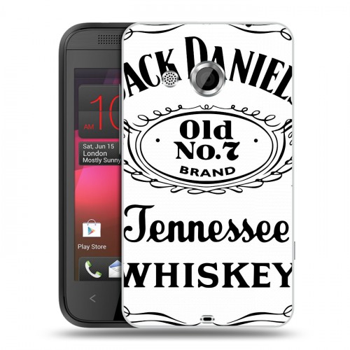 Дизайнерский пластиковый чехол для HTC Desire 200 Jack Daniels