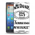 Дизайнерский пластиковый чехол для Lenovo Vibe Z Jack Daniels