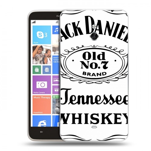 Дизайнерский пластиковый чехол для Nokia Lumia 1320 Jack Daniels