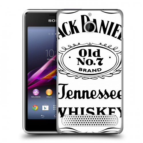 Дизайнерский силиконовый чехол для Sony Xperia E1 Jack Daniels