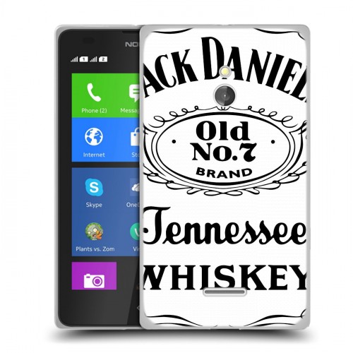 Дизайнерский силиконовый чехол для Nokia XL Jack Daniels