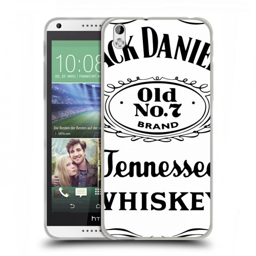 Дизайнерский пластиковый чехол для HTC Desire 816 Jack Daniels