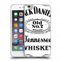 Дизайнерский силиконовый чехол для Iphone 6 Plus/6s Plus Jack Daniels