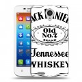 Дизайнерский пластиковый чехол для Lenovo S650 Ideaphone Jack Daniels